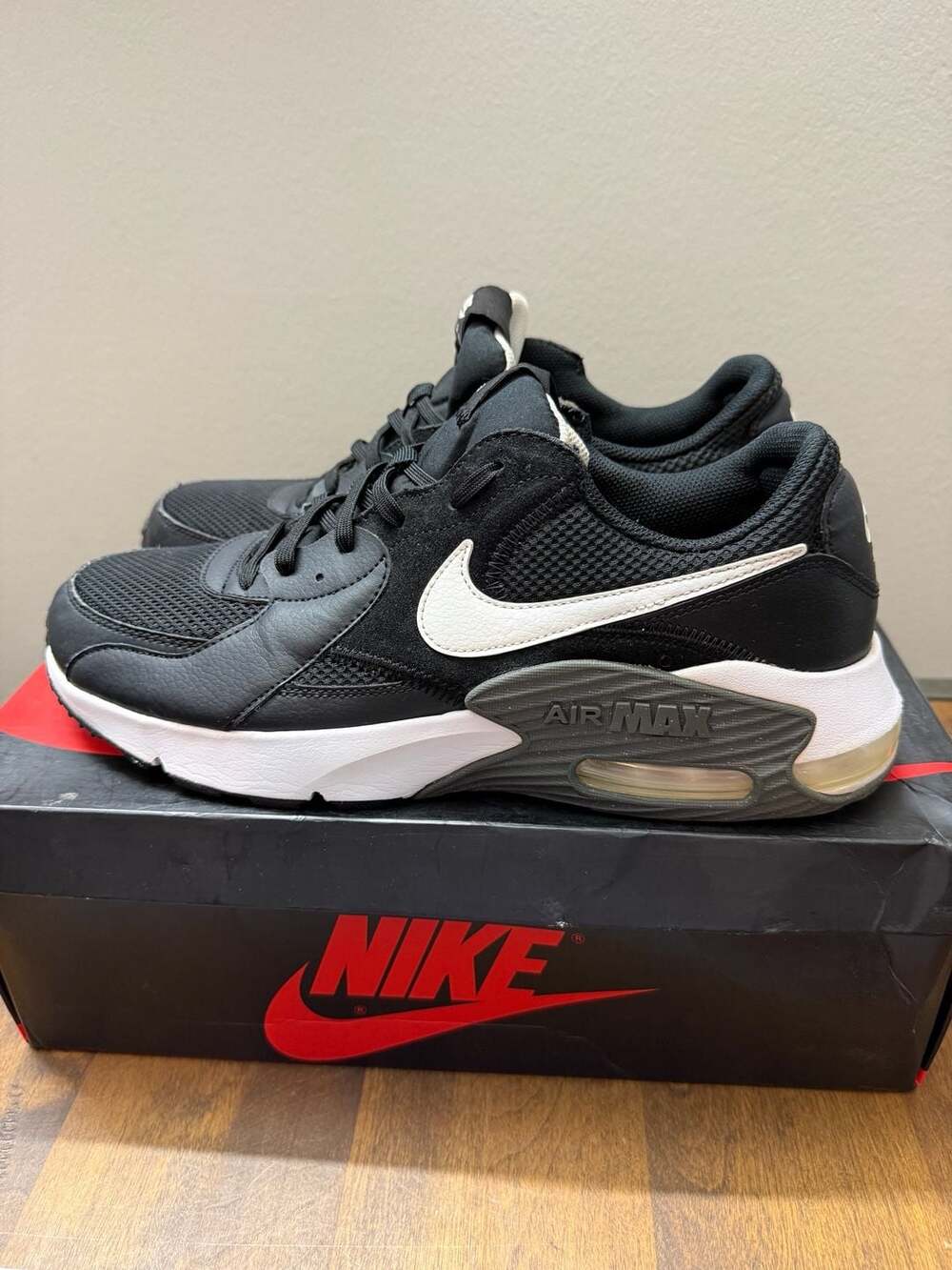 Nike Air Max Excee Black White Casual Shoes